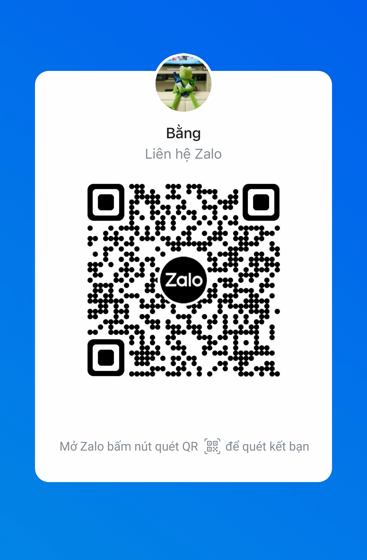 Zalo 联系二维码